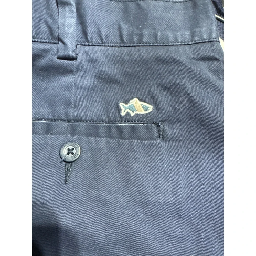Fish Hippie Shorts Mens 42 Drift Short Navy Blue Chino Coastal Casual EUC
